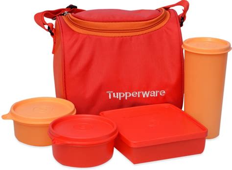 tupperware steel lunch box with bag|tupperware sandwich keeper lunch box.